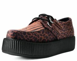 V9650 Brown Faux Animal Viva Mondo Creeper