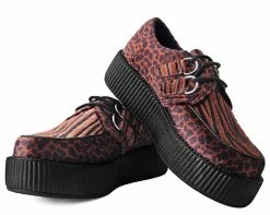 V9650 Brown Faux Animal Viva Mondo Creeper
