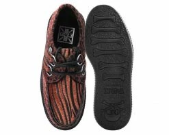 V9650 Brown Faux Animal Viva Mondo Creeper