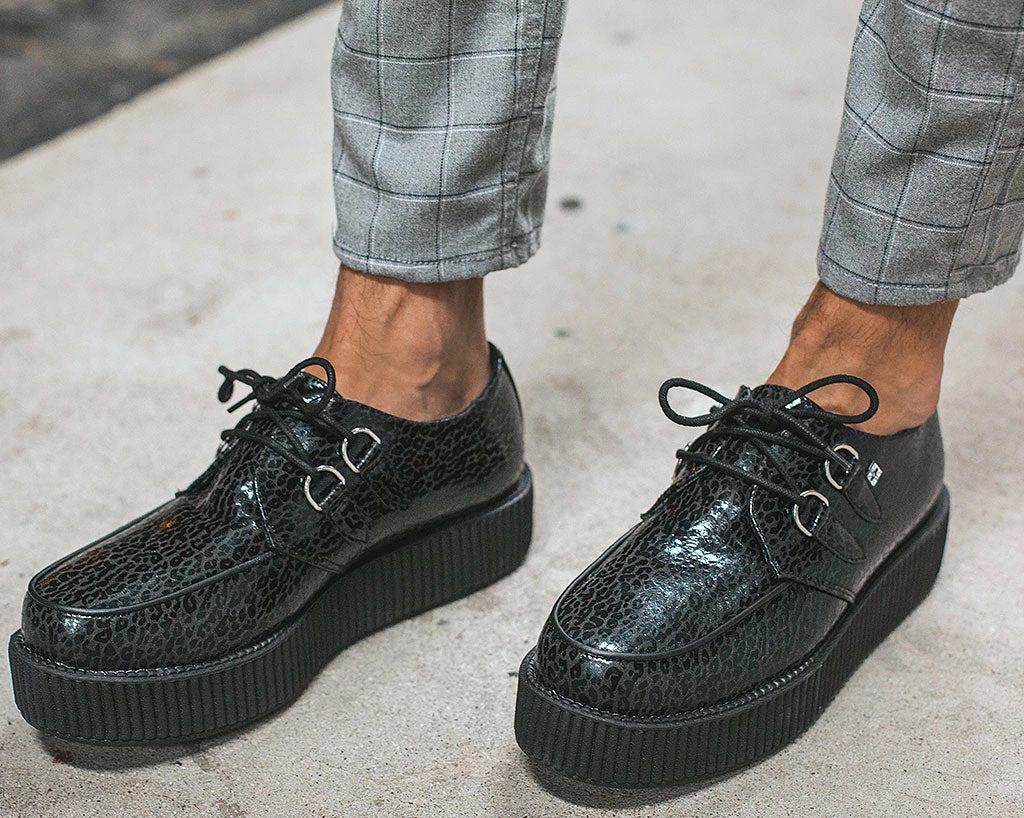 New π V9703 Black Leopard Prism Viva Mondo Creeper βοΈ 6 V9703 Black Leopard Prism Viva Mondo Creeper