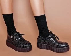 New π V9703 Black Leopard Prism Viva Mondo Creeper βοΈ 10 V9703 Black Leopard Prism Viva Mondo Creeper